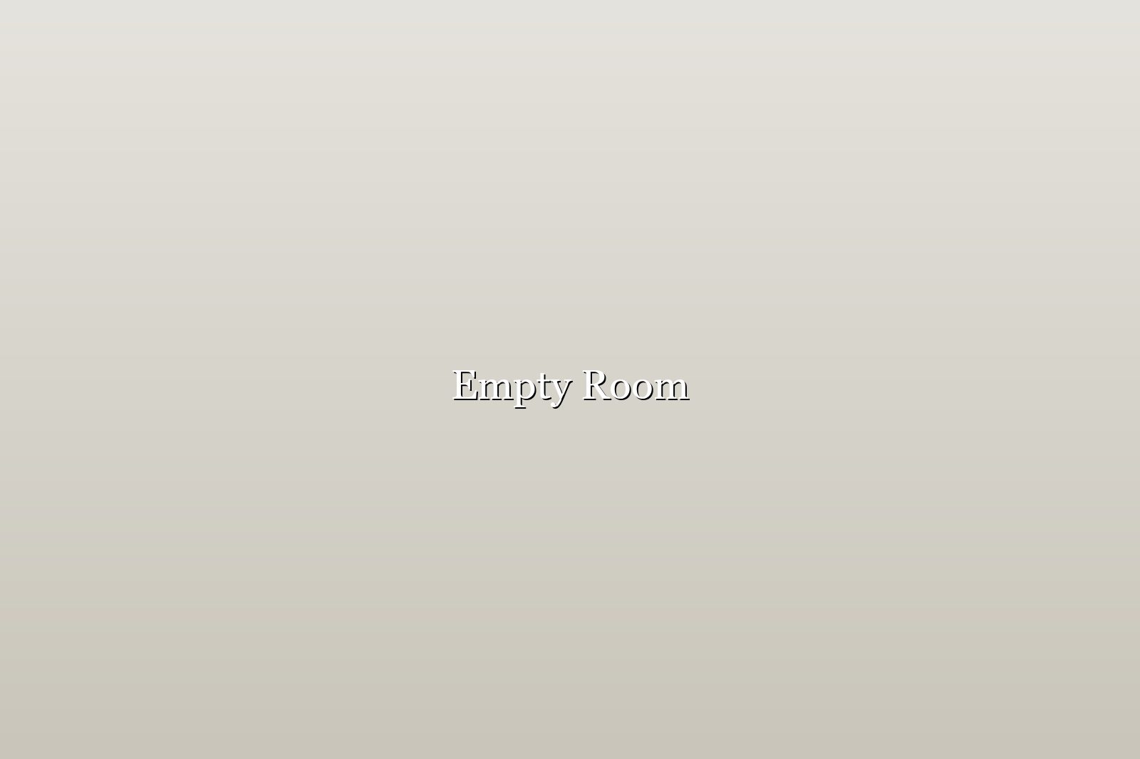Empty room