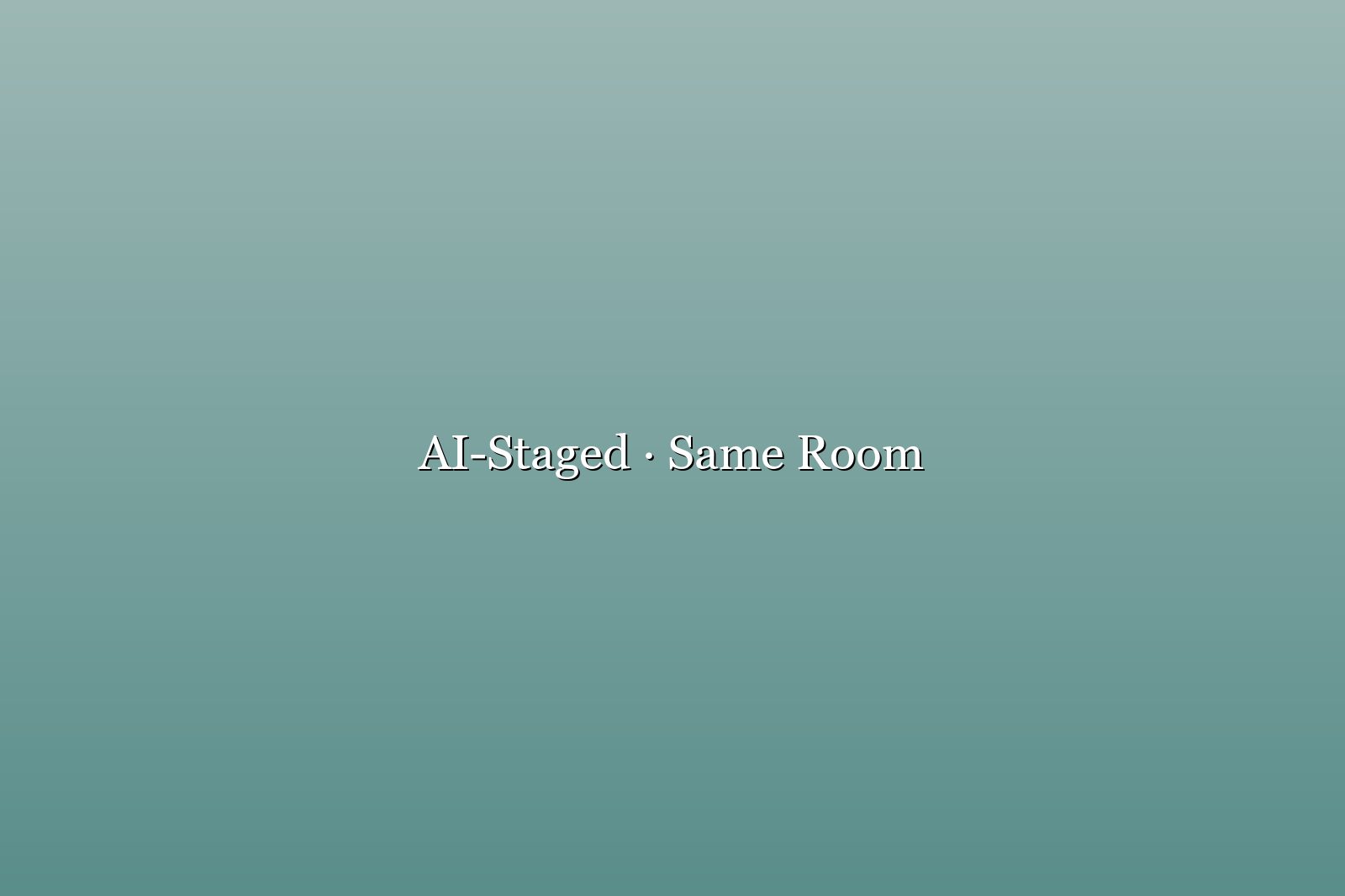 Staged room